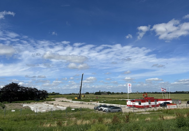 Eerste paal voor bouw Nieuwe Boterpolder