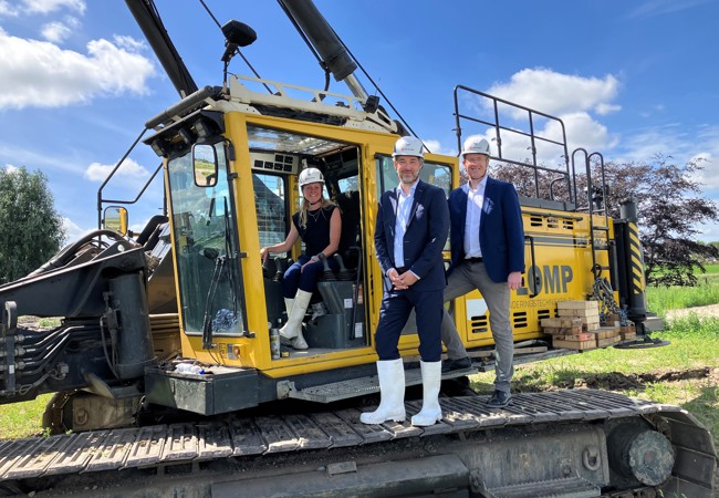 Eerste paal voor bouw Nieuwe Boterpolder