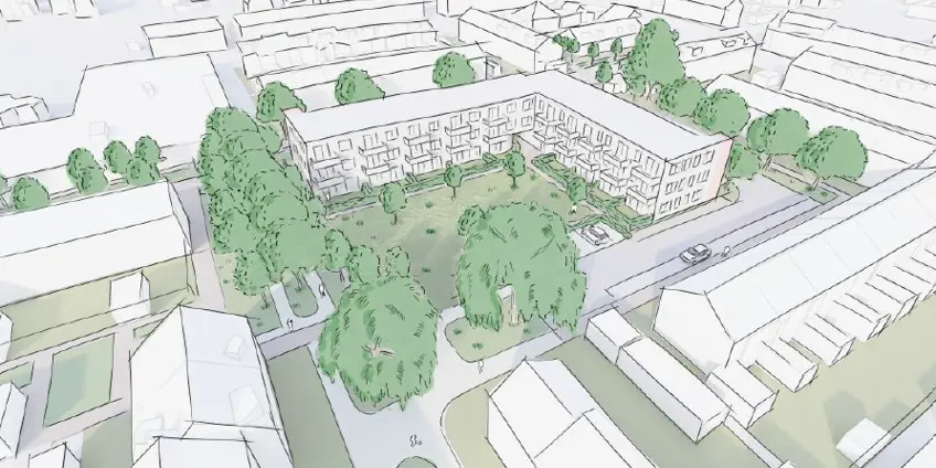 Impressie nieuwbouwplan