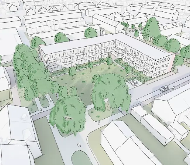 Impressie nieuwbouwplan