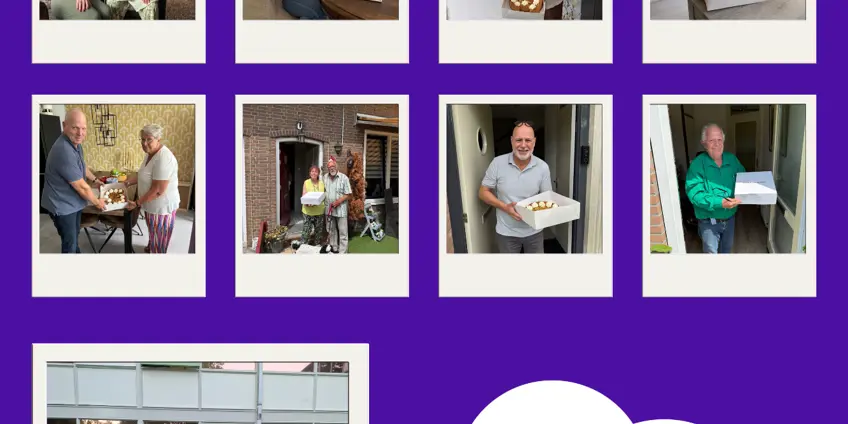 Betrokken buren in het zonnetje tijdens appeltaartenactie Lief & Leedstraten Oegstgeest